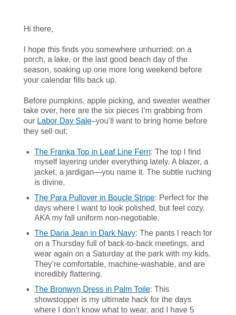 mmlafleur newsletter: Final 24 Hours: Save Sitewide