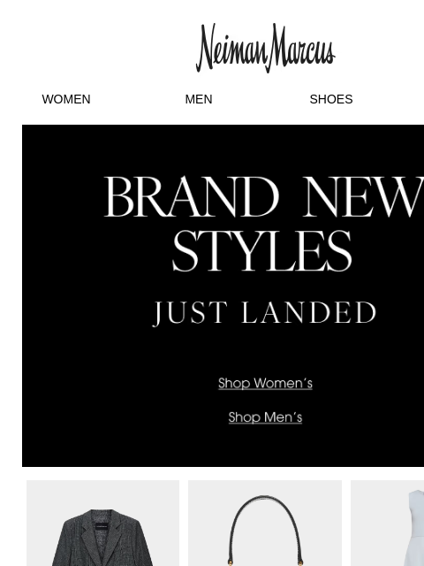 neimanmarcus newsletter: 1,000+ styles to add to your fall lineup