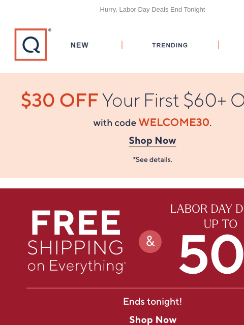 qvcemail newsletter: LOGO Barrel-Leg Jeans AND Free Shipping + Get $30 ...