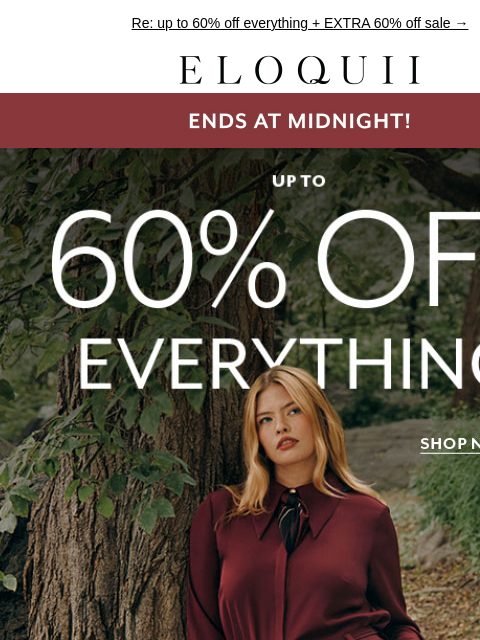 eloquii newsletter: GONE AT MIDNIGHT