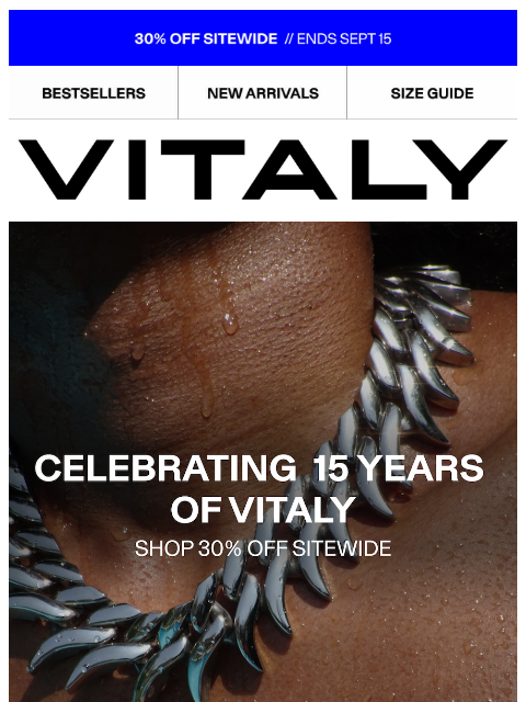 vitalydesign newsletter: Celebrating 15 Years