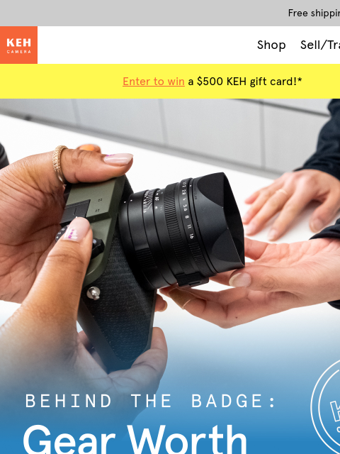 keh newsletter: We go where the good gear is 📸