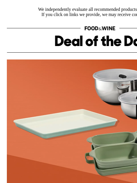 foodandwine newsletter: Score Non-Toxic Deals From Our Place, HexClad, and...