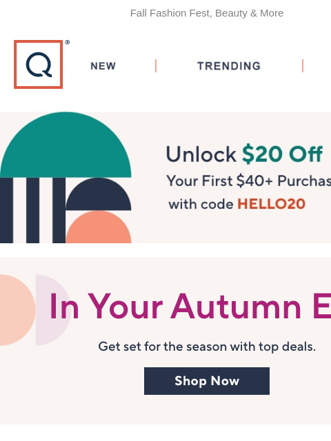 Fall Fashion Fest, Beauty & More QVC New TRENDING DEALS Unlock $20 off Your First Purchase Fall Weekend Deals picked just for you Pop-It 4-Tier Heavy Duty Rack Pop-It 4-Tier Heavy Duty Rack Buy Now