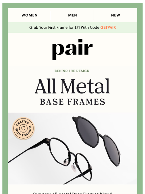 paireyewear newsletter: Behind the Design🔎
