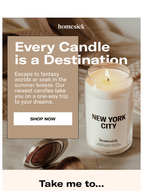 homesick newsletter: The trip you’ve been dreaming of 😴💭