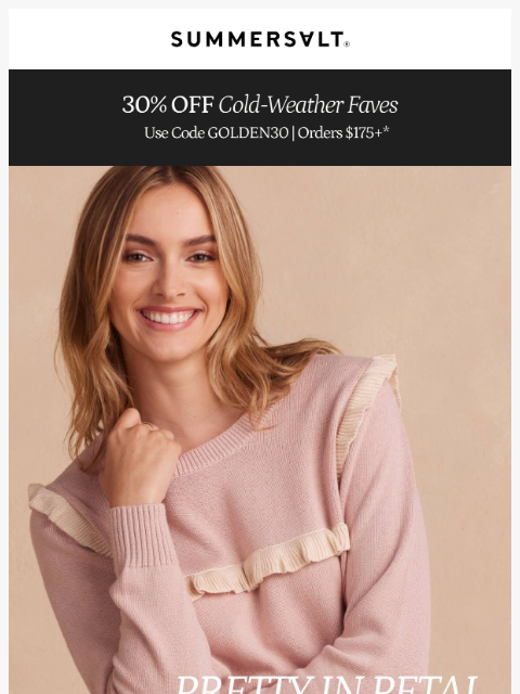 summersalt newsletter: Trend Alert: Petal Pink 🌸
