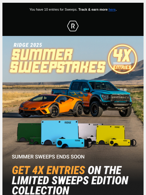 ridge newsletter: Limited-Edition Sweepstakes Collection