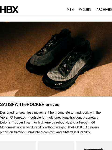 hbx newsletter: For the Running Enthusiast: Satisfy, District Visi...