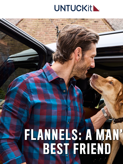 untuckit newsletter: Unleash Your Fall Look With All-New Flannels