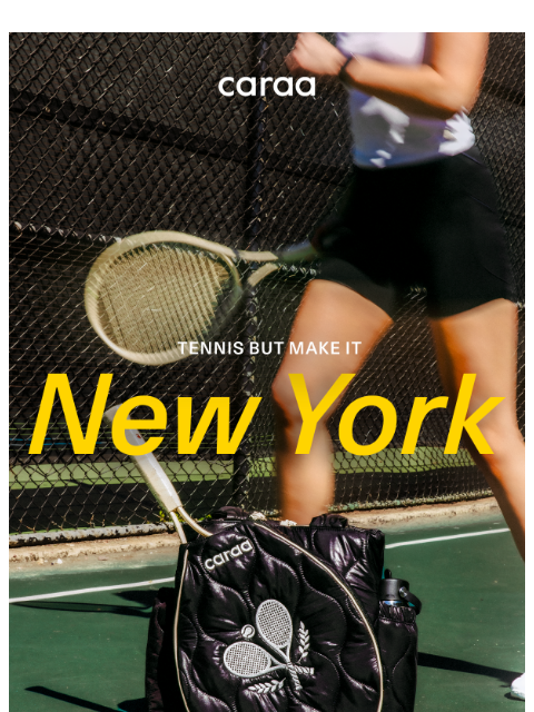 caraa newsletter: A Little Something Courtside 🎾