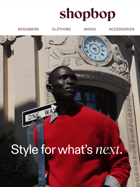 shopbop-mail newsletter: NEW: Style for what's next