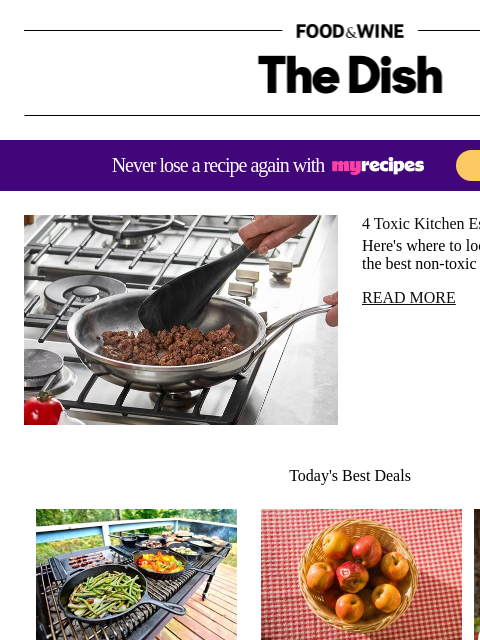 foodandwine newsletter: 4 Toxic Kitchen Essentials Hiding in Plain Sight