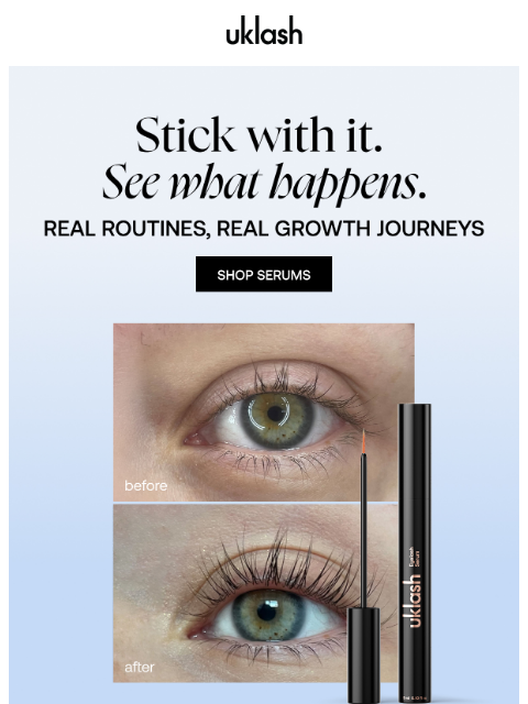 uklash newsletter: Wait until you see the after 👀