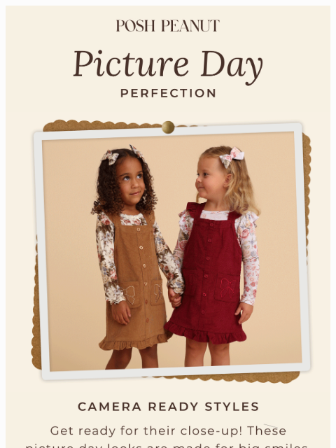 poshpeanut newsletter: 📸  Picture Day-Ready!