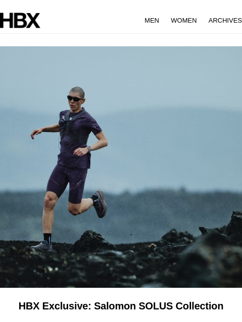 hbx newsletter: HBX Exclusive: Salomon SOLUS Collection