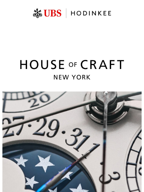 We've teamed up with UBS for a series of special events and exciting in-person programming in NYC dedicated to celebrating the craft of horology. ͏ ͏ ͏ ͏ ͏ ͏ ͏ ͏ ͏ ͏ ͏ ͏ ͏ ͏ ͏ ͏ ͏ ͏ ͏ ͏ ͏ ͏ ͏ ͏ ͏ ͏