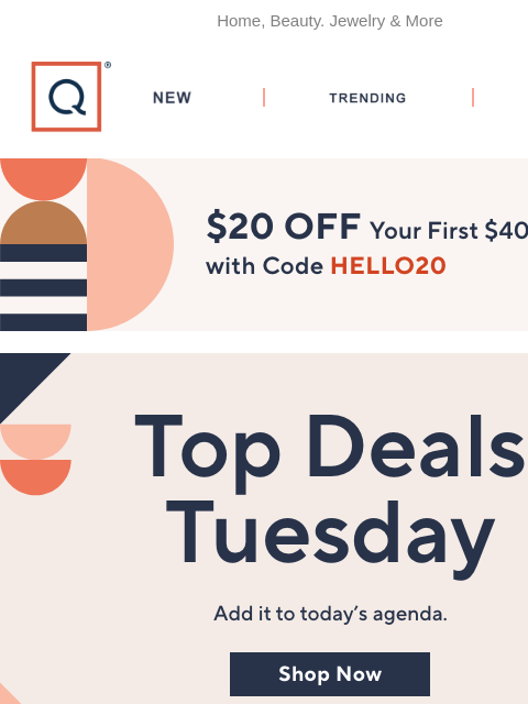 qvcemail newsletter: Tuesday To-Do List: Shop Deals