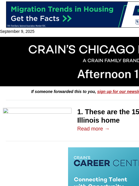 crainalerts newsletter: 15 richest people in Illinois, ranked