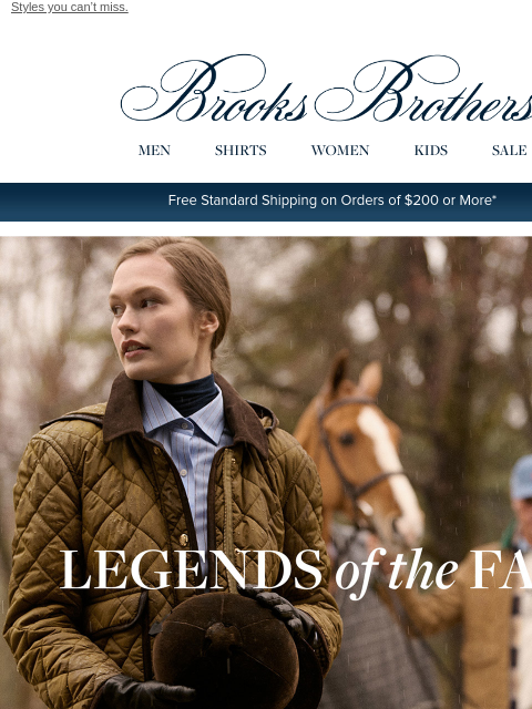 brooksbrothers newsletter: Just launched: new collectable pieces