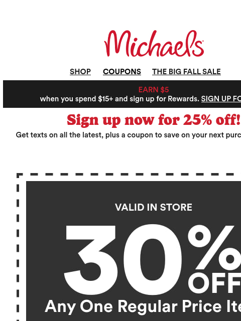 michaels newsletter: 👍 Your costume HQ: On the haunt for a spooktacula...