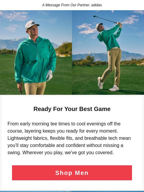 golfdigest newsletter: Styles For Wherever You Play