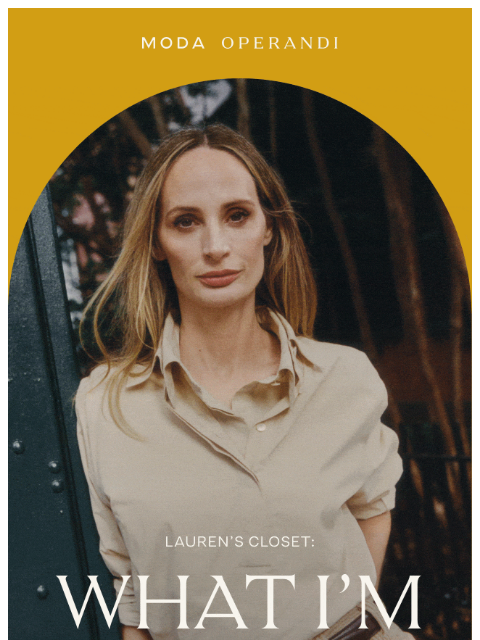 modaoperandi newsletter: That “back to school” feeling