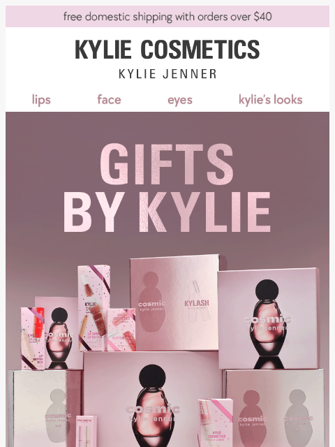 kyliecosmetics newsletter: JUST DROPPED: holiday gift sets 🎁