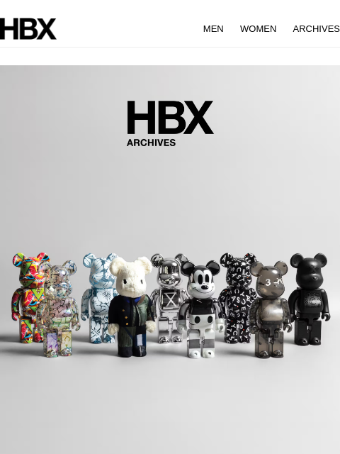 hbx newsletter: HBX Archives Preview: 9 Sep/9AM EST/9PM HKT Releas...