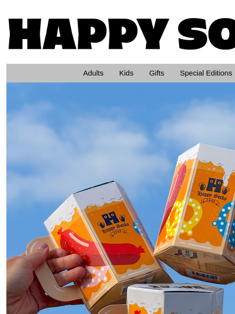 happysocks newsletter: Oktoberfest Socks On Tap!