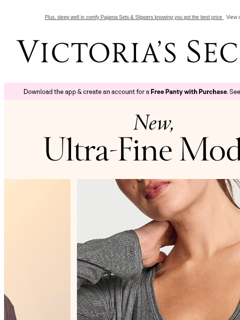 victoriassecret newsletter: Love Modal? You've Got to Try These PJs