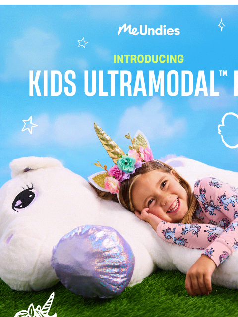 meundies newsletter: NEW: A big drop for your little sleeper