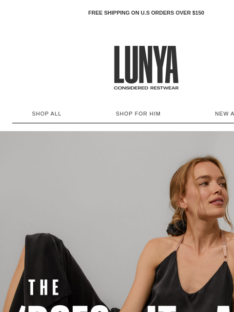 lunya newsletter: YOUR FAVORITE CAMI PANT SET