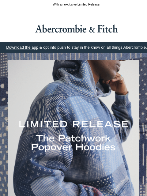 abercrombie newsletter: We amped up our Essential Popover Hoodie.