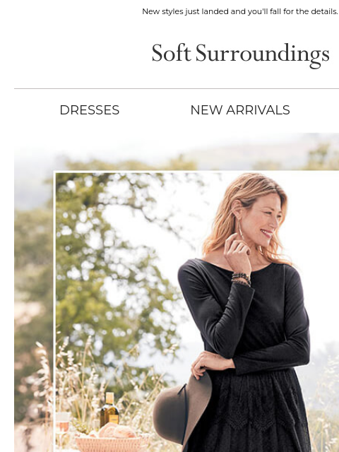 softsurroundings newsletter: It's Time to Dress.