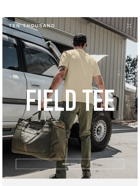 tenthousand newsletter: New Field Tees Are Here