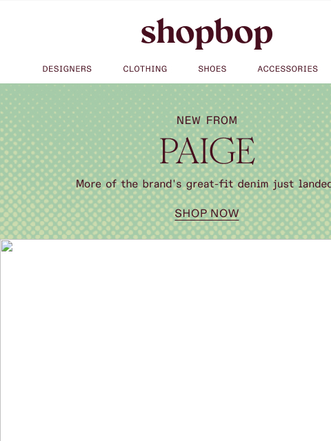 shopbop-mail newsletter: New from PAIGE