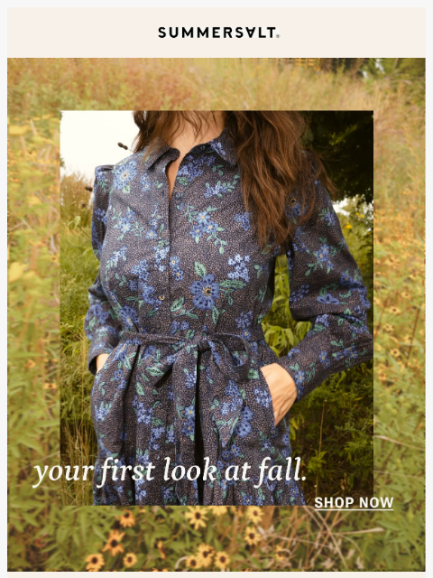 summersalt newsletter: Falling for Dresses 😍