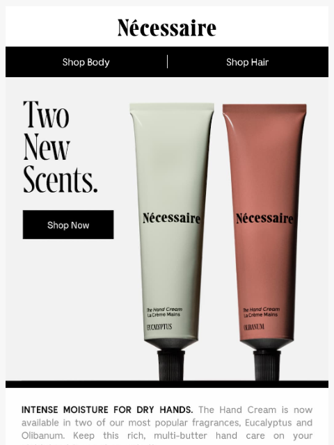 necessaire newsletter: New! The Hand Cream.