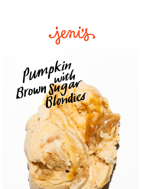 jenis newsletter: PUMPKIN WITH BROWN SUGAR BLONDIES