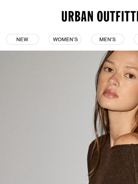 urbanoutfitters newsletter: ICYMI: Sweater weather is so back