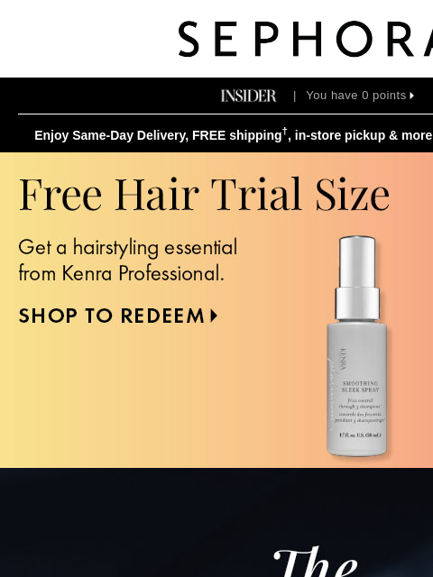 sephora newsletter: Oooh, it’s 50% off select beauty ❤️