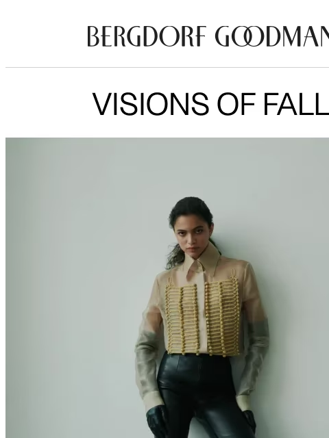 bergdorfgoodman newsletter: Spotlight: Radar Fall ’26
