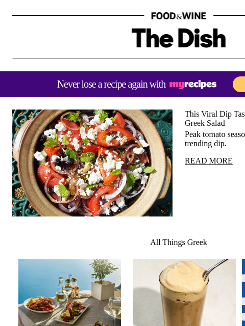 foodandwine newsletter: This Viral Dip Tastes Like the Best Part of a Gree...