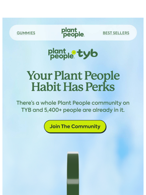 plantpeople newsletter: You’re invited to Plant People on TYB 💚