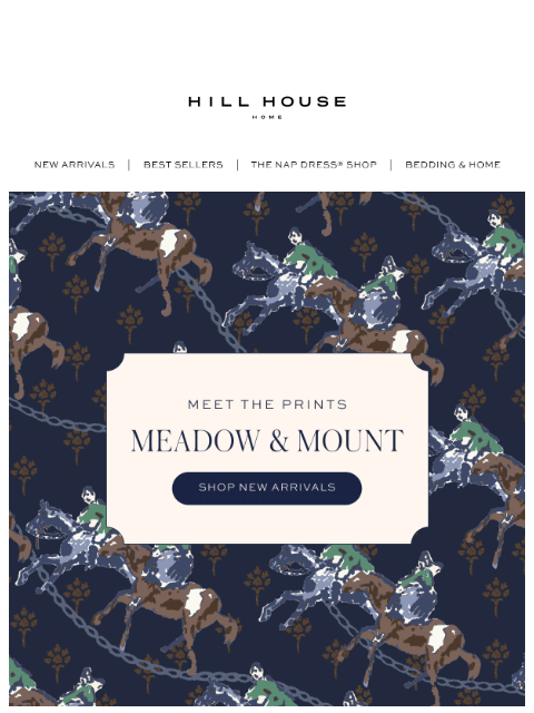 hillhousehome newsletter: Meet the Prints of Fall 🤎
