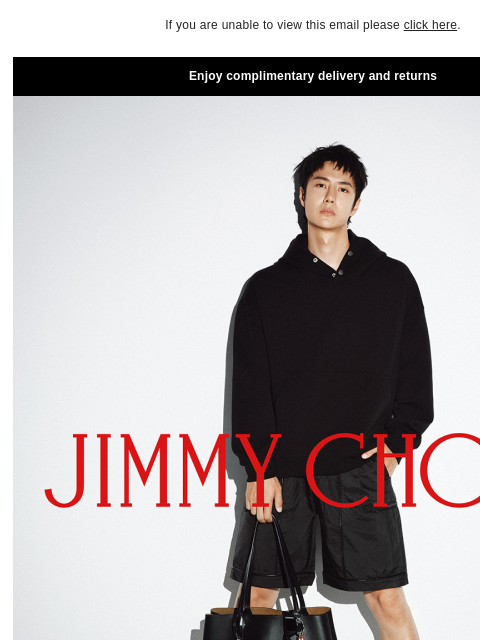 Global Brand Ambassador – Wang Yibo. If you are unable to view this email please click here. Enjoy complimentary delivery and returns Wang Yibo for Jimmy Choo Jimmy Choo introduces Wang Yibo as Global