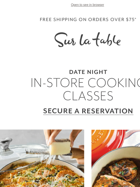 Book a Date Night class and discover your new favorite cuisine. We have a class for every cook! ‌ ‌ ‌ ‌ ‌ ‌ ‌ ‌ ‌ ‌ ‌ ‌ ‌ ‌ ‌ ‌ ‌ ‌ ‌ ‌ ‌ ‌ ‌ ‌ ‌ ‌ ‌ ‌ ‌ ‌ ‌ ‌ ‌ ‌ ‌ ‌ ‌ ‌ ‌ ‌ ‌ ‌ ‌ ‌ ‌ ‌ ‌ ‌ ‌ ‌ ‌ ‌ ‌