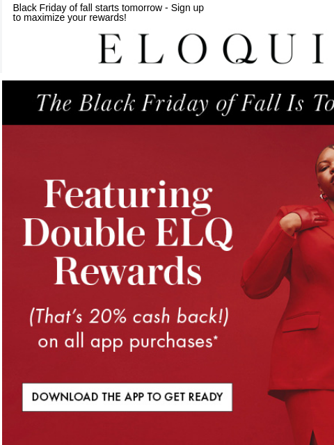 Black Friday of fall starts tomorrow - Sign up to maximize your rewards! Logo Dowanload the app RECOMMENDED FOR YOU Kady Fit DoubleWeave Pant SHOP NOW Satin Puff Sleeve Pleated Dress SHOP NOW Neoprene