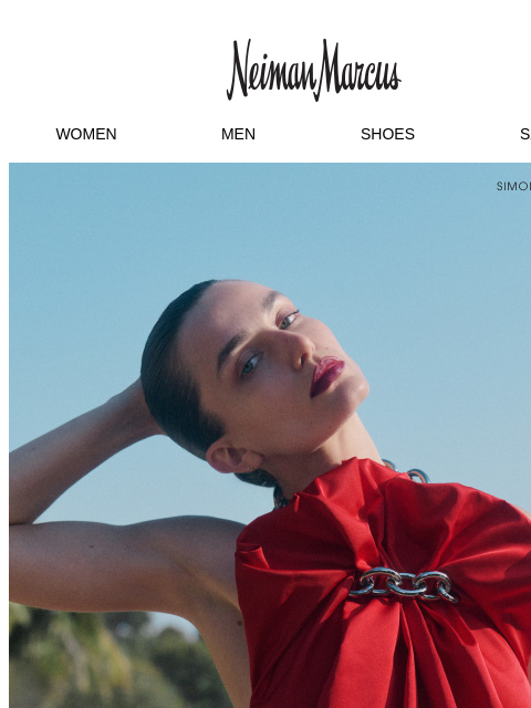neimanmarcus newsletter: Attention-getting looks for evening plans